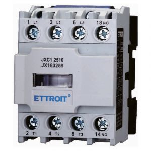 Contacteur ETTROIT JXC1 AC 220V 50/60Hz Bobine 3P 3 pôles Normalement Ouvert Ie 25A Ue 380V - JX163259