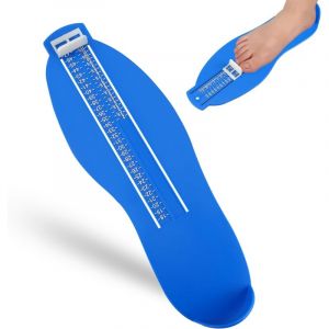Pedimetre Enfants et Adultes, Pointure Chaussure Mesurer Pied Dispositif de Mesure pour D&eacute;terminer la Pointure 18 &agrave; 47 et Ruban &agrave; Mesurer 1.5m（Bleu）