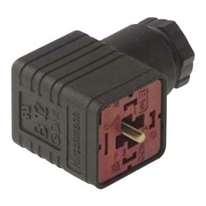 Connecteur rectangulaire série gdm Hirschmann gdm 3011 j 932 109-100-1 noir Pôle:3 + pe 1 pc(s) D23999