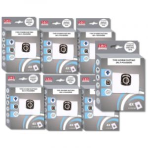 Spirateur + 1 Micro-Filtre Sac Aspirateur Rowenta Silence Force Equivalet &agrave; Rowenta ZR003901 Compatible Aspirateurs Tra&icirc;neaux Rowenta & Moulinex Filtr