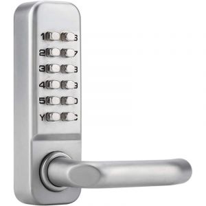 Serrure &agrave; Code M&eacute;canique &Eacute;tanche Verrouillage &agrave; Combinaison pour Porte Bois, S&eacute;curit&eacute; Bureau (Verrou Code)