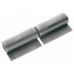 Charniere &agrave; Souder Gond Porte &agrave; Souder avec 2 Ailes 14 x 80 MM Pivot de Porte en Acier