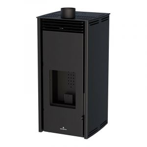 Azura Home Design - Poêle à pellet - sans electricite - free 6 kW couleur noire - Noir