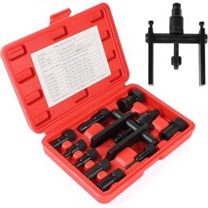 Jeu de 10 pi&egrave;ces Extracteur de Roulement de Roue Moto 8mm-25mm, Arrache Roulement 2 Branches, Arrache Moyeu 2 Griffes Moteur &eacute;lectrique pour V&eacute;lo,
