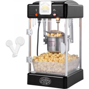 Mophorn - Machine &agrave; pop-corn, machine &agrave; pop-corn 300 w, bouilloire de 2,5 oz pour 4 pintes par lot, machine &agrave; pop-corn de table avec porte en pp,