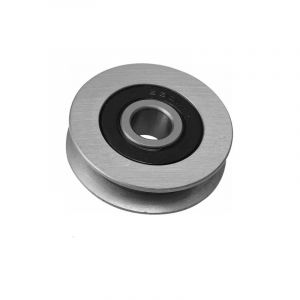 Lablanc - 12 x 50 x 13 Mm Roulement à Fer Poulie De Câble En Acier En Forme De u Pour Roue De Roulement De Roue De Roue De Roue De Traîneur De Poulie