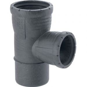 Geberit Silent-Pro Culotte de branchement 87,5&deg;, DN 150 / 100, d&oslash; 160 mm, 393.751.14.1