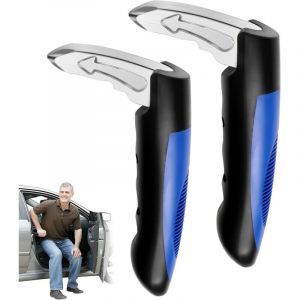 2 aides &agrave; la sortie de voiture pour personnes &acirc;g&eacute;es, support de 400 lb, poign&eacute;e d'appui pour voiture, poign&eacute;e de porte de voiture pour personnes