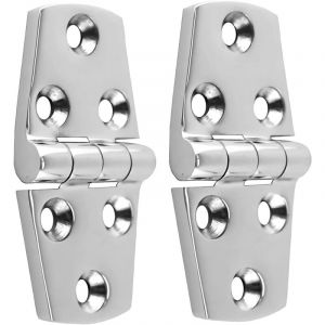 Charni&egrave;re de porte marine en acier inoxydable, quincaillerie pour porte de cabine, charni&egrave;re de navire lourde pour pont et armoire, SUS316, 3,8 cm x
