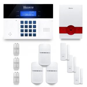 Tike S&eacute;curit&eacute; - Alarme maison sans fil DNBi16 Compatible Box internet et gsm