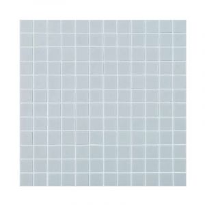 Mosa&iuml;que p&acirc;te de verre NORDIC - Carr&eacute; 2.5x2.5cm Bleu clair Mat - bo&icirc;te de 2 m2