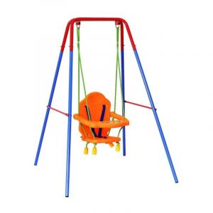 Haloyo - Balan&ccedil;oire pour enfants Portique b&eacute;b&eacute; Baby Swing avec harnais de s&eacute;curit&eacute;