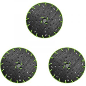 3 plateau de pon&ccedil;age souple pour ponceuse excentrique Festool 150 mm &ndash;Filetage De Raccordement M8,Compatible Avec pour Festool Rotex ro, ets 150