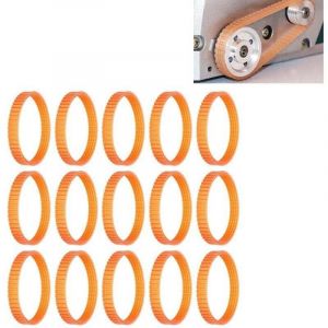 Courroie d'entra&icirc;nement de raboteuse 20 pi&egrave;ces pour Hitachi F20A, courroie d'entra&icirc;nement de remplacement de rabot &eacute;lectrique 218mm courroie &agrave; double