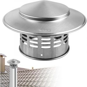 Chapeau De Chemin&eacute;e En Acier Inoxydable, Hotte De Chemin&eacute;e, Capuchon De Chemin&eacute;e Chapeau Cheminee Chapeau Anti Pluie Chemin&eacute;e Capuchon De Capot De