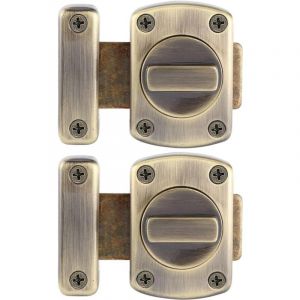 Beijiyi - Loquet verrou de porte de salle de bain de fenêtre de cabinet pivotant verrou de sécurité à loquet et wc loquet acier inoxydable brossé