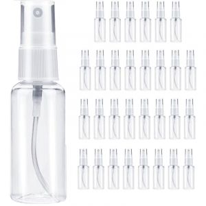 30ml Flacon Spray Vide 30 Pi&egrave;ces Vaporisateur Parfum Vide Voyage Bouteille Spray Vide Flacons et Vaporisateurs Plastique Rechargeable Flacon Pompe