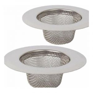 Shmshng - 2 pièces en Acier Inoxydable Tamis,Mini Tamis d'évier,Filtre de Filtre de Drain d'évier d'acier Inoxydable,Tamis filtrant,Filtre pour évier