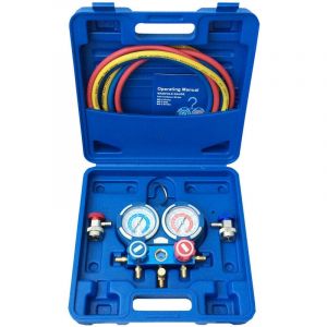 Clas - Kit manomètre contrôle pression 2 voies R134a spécial climatisation véhicule - ac 9153 Equipements
