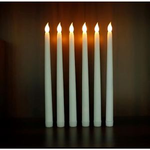Dpzo - Bougies à Led sans Flamme, Bougie Électrique, Bougies Lampe pour l'Assomption/Anniversaire/Noël/la Toussaint/Dîner aux Chandelles