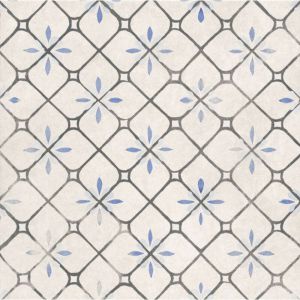 Realonda - Carrelage extérieur effet carreaux ciment Fragment bleu ciel R11 14 mm 32,9x32,9 cm - Reflex Boutique