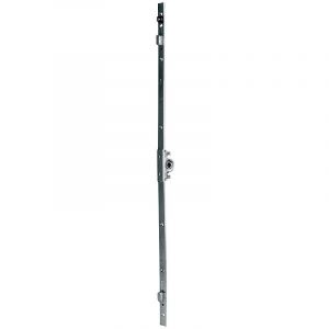 Crémone verrou longueur 1600 mm pour coulissantes simples pour menuiserie pvc référence g 15383.16.4.1 Ferco