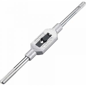 Tourne à Gauche Porte Taraud Réglable Robinet Clé Poignée pour Métrique M1-M12 W1/16-1/2 Robinet Fraise Clé à Tarauder Outil Outil Acier Poignée avec