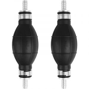Lntyq - 8mm Poire d'Amorçage Carburant Auto Bateau 2Pcs Carburant Diesel Pompe à Main pour Transférer le Gaz Carburant Diesel Eau Liquide Automobile