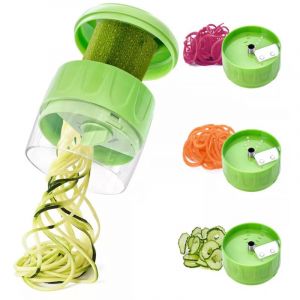 3 en1 Spaghettis de L&eacute;gumes Coupe L&eacute;gume Spiralizer Spaghetti L&eacute;gume Spirale de L&eacute;gumes Trancheuse