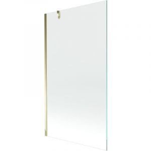 Next écran de baignoire à 1 ailette 90 x 150 cm, transparent, Or - 895-090-000-00-00-50 - Mexen