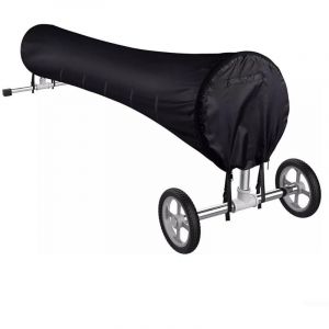 Enrouleur de bâche de piscine pour une protection contre les intempéries et un entretien facile. Sécurisez votre piscine avec des sangles