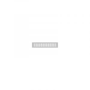 Plaque grille a&eacute;ration 100x400 mm, F1 rainur&eacute; 30x5 mm