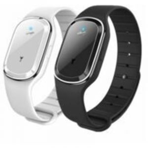 Houhence - Lot de 2 montres-bracelets anti-moustiques &agrave; ultrasons, bracelet anti-moustiques pour enfants adultes, rechargeables par usb