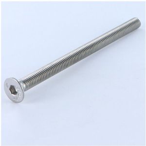 Vis métaux Inox A2 fhc tête fraisée empreinte hexagonale creuse Clé de 5 HC5 M8X80 Filetage total-1 piece
