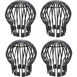 Beijiyi - Lot de 4 crapaudines pour gouttière d'environ 13,2 x 14,5 cm (diamètre x hauteur)