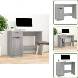 Vidaxl - Bureau Sonoma gris 100x50x75 cm Bois d'ing&eacute;nierie - Bureau - Meuble De Bureau - Bureau Informatique - Table Ordinateur - Bureau Moderne