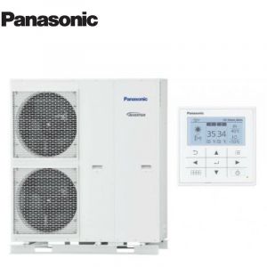 Panasonic - Pompe à chaleur monobloc aquarea 12 kW WH-MDC12H6E5 R-410 Wi-Fi Option a++