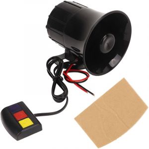 Jeffergarden 12V 30W 3 Tone Sir&egrave;ne 120 DB Haut Volume Fort Son lectrique Avertissement Alerte Alarme Klaxon D'air pour V&eacute;hicule