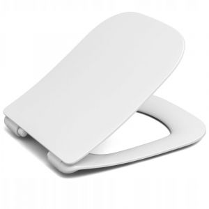 Abattant WC rectangulaire SLIM pour CERSANIT COLOUR – frein de chute, antibactérien