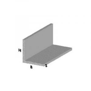 Profil d&39angle cm 100 h profilA aluminium chromA 10x10x1 mm tige