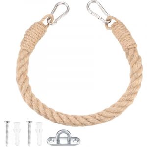 KZQ - Porte-Papier Toilette, Support pour Rouleau de Papier Toilette, Porte-Serviette Corde de Chanvre, Support de Rouleau, Support Serviette