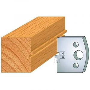 Jeu de 2 Fers Profil&eacute;s Acier HT 40 x 4 mm - N&deg;074 Bouvetage - Outil de menuiserie - Diamwood