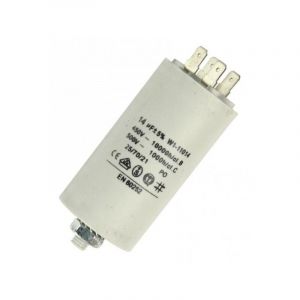 Condensateur Moteur de travail 14uf 450vac 35x65mm Faston Y M8 12ag008 Ct14mf450v/faston