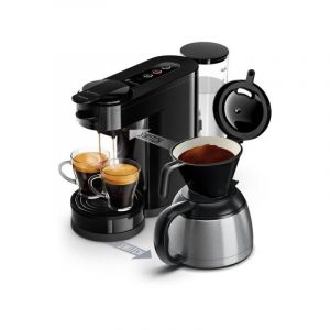 Machine a Cafe dosette - PHILIPS - SENSEO SWITCH HD6592/65 - Noir intense