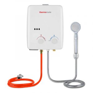 AZ132 5L Chauffe-eau Instantané à Gaz Propane Chauffe-eau gpl 30/37mbar Extérieur pour les chevauxcamping[Classe énergétique a+] - Thermomate