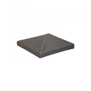 Couvre poteau chapeau carr&eacute; - Longueur 30mm Hauteur 14mm - Acier - &agrave; souder Deco Fer Forge