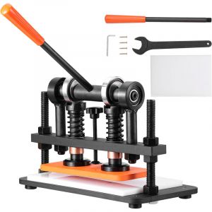 Mophorn - vevor Machine a Decouper du Cuir 260 x 120 mm Capacite 1,5 t Presse de Decoupe Manuelle Course Reglable 12 mm Perforatrice Manuelle pour