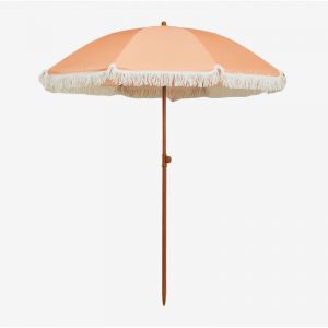 Sklum - Parasol Miska &Oslash;175 cm en tissu et acier Orange P&ecirc;che