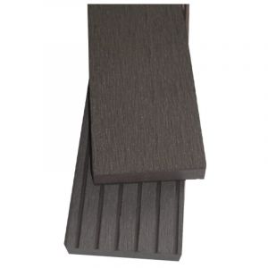 Mccover - Plinthe finition terrasse bois composite (Qualita) - Coloris - Gris carbone, Epaisseur - 1cm, Largeur - 5.5 cm, Longueur - 200 cm - Gris