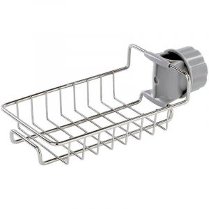 Serbia - Lot de 1 étagère de douche en inox sans perçage, étagère de salle de bain télescopique en inox, étagère support de douche, porte savon,